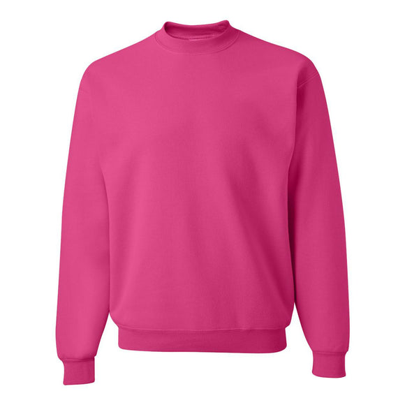 562MR JERZEES NuBlend® Crewneck Sweatshirt Cyber Pink