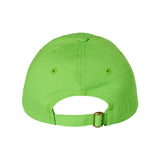 VC300A Valucap Adult Bio-Washed Classic Dad Hat Neon Green