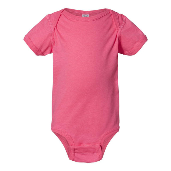 4424 Rabbit Skins Infant Fine Jersey Bodysuit Hot Pink