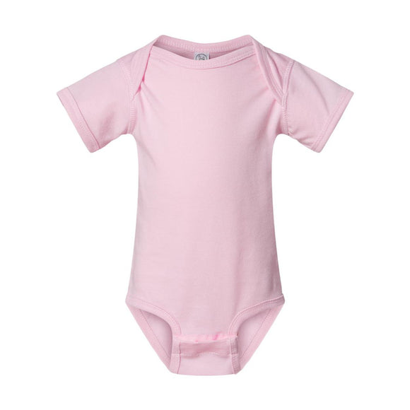 4424 Rabbit Skins Infant Fine Jersey Bodysuit Pink