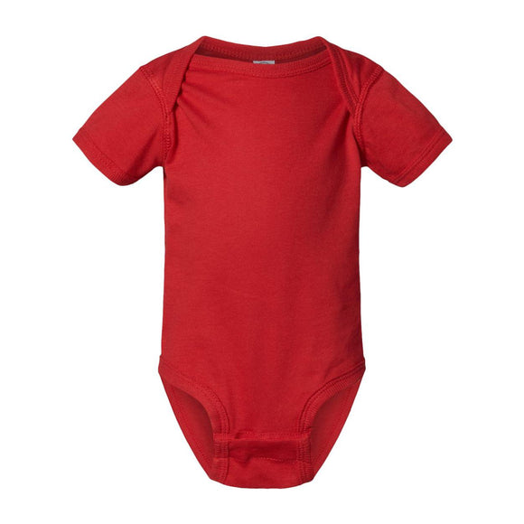 4424 Rabbit Skins Infant Fine Jersey Bodysuit Red