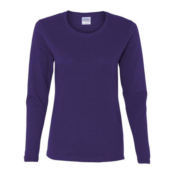 5400L Gildan Heavy Cotton™ Women’s Long Sleeve T-Shirt Purple