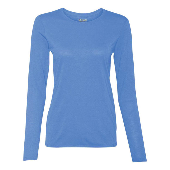 42400L Gildan Performance® Women’s Long Sleeve T-Shirt Carolina Blue