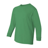 5400B Gildan Heavy Cotton™ Youth Long Sleeve T-Shirt Irish Green