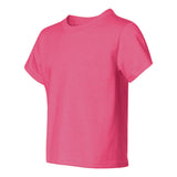 29BR JERZEES Dri-Power® Youth 50/50 T-Shirt Neon Pink