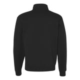995MR JERZEES Nublend® Cadet Collar Quarter-Zip Sweatshirt Black
