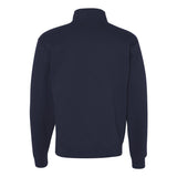995MR JERZEES Nublend® Cadet Collar Quarter-Zip Sweatshirt J. Navy