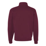 995MR JERZEES Nublend® Cadet Collar Quarter-Zip Sweatshirt Maroon