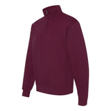 995MR JERZEES Nublend® Cadet Collar Quarter-Zip Sweatshirt Maroon