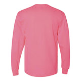 29LSR JERZEES Dri-Power® Long Sleeve 50/50 T-Shirt Neon Pink