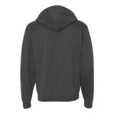 993MR JERZEES NuBlend® Full-Zip Hooded Sweatshirt Black Heather