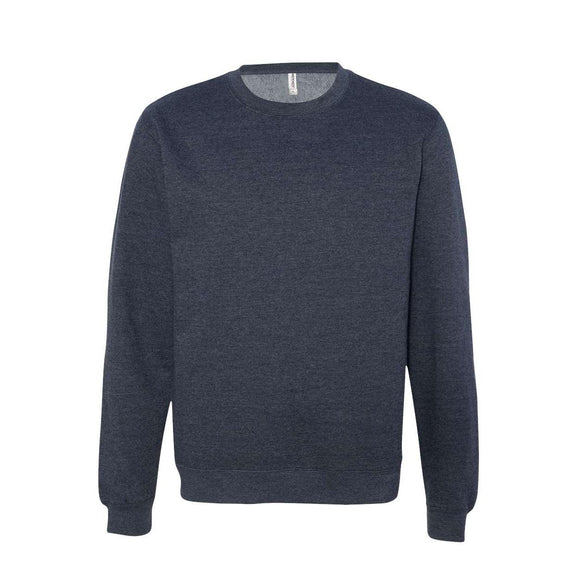 SS3000 Independent Trading Co. Midweight Sweatshirt Classic Navy Heather