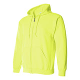 18600 Gildan Heavy Blend™ Full-Zip Hooded Sweatshirt Safety Green
