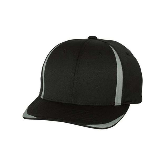 Flexfit Cool & Dry Double Twill Cap Black/ Grey