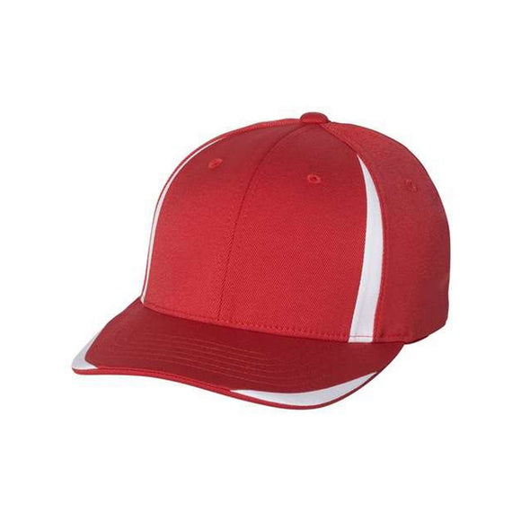 Flexfit Cool & Dry Double Twill Cap Red/ White