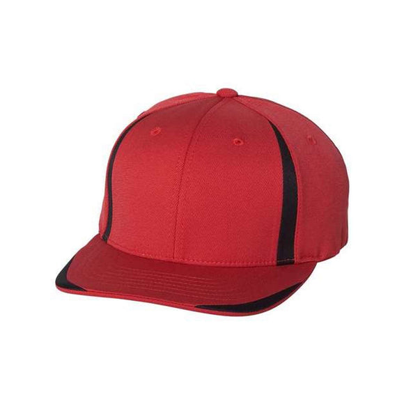 Flexfit Cool & Dry Double Twill Cap Red/ Black