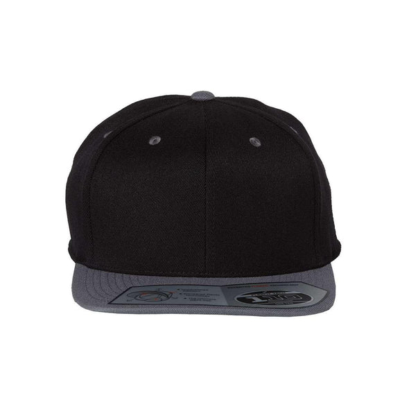 110F Flexfit 110® Snapback Cap Black/ Grey