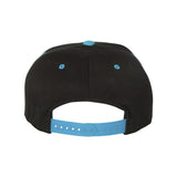 110F Flexfit 110® Snapback Cap Black/ Teal