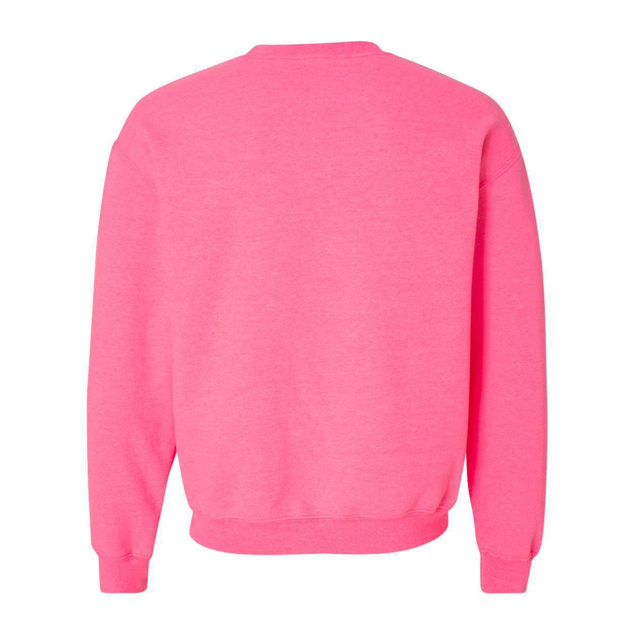 18000 Gildan Heavy Blend™ Crewneck Sweatshirt Safety Pink – Detail Basics  Canada