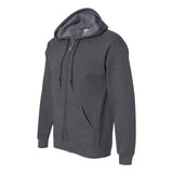 18600 Gildan Heavy Blend™ Full-Zip Hooded Sweatshirt Dark Heather