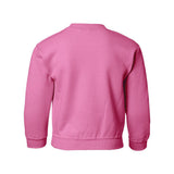 18000B Gildan Heavy Blend™ Youth Sweatshirt Safety Pink