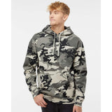 IND4000 Independent Trading Co. Heavyweight Hooded Sweatshirt Snow Camo