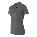 44800L Gildan Performance® Women's Jersey Polo Marbled Charcoal