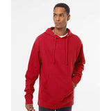 SS4500 Independent Trading Co. Midweight Hooded Sweatshirt Red