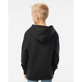 SS4001Y Independent Trading Co. Youth Midweight Hooded Sweatshirt Black