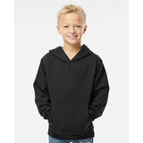 SS4001Y Independent Trading Co. Youth Midweight Hooded Sweatshirt Black