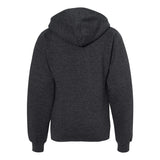 SS4001Y Independent Trading Co. Youth Midweight Hooded Sweatshirt Charcoal Heather