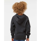 SS4001Y Independent Trading Co. Youth Midweight Hooded Sweatshirt Charcoal Heather