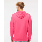 SS4500 Independent Trading Co. Midweight Hooded Sweatshirt Neon Pink