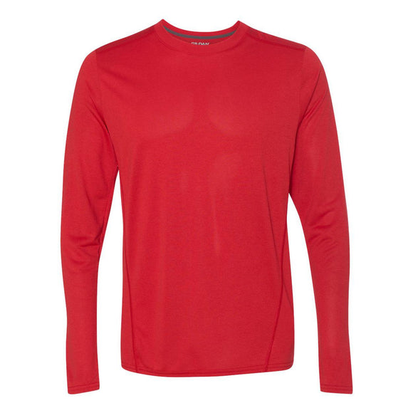 47400 Gildan Performance® Tech  Long Sleeve T-Shirt Red
