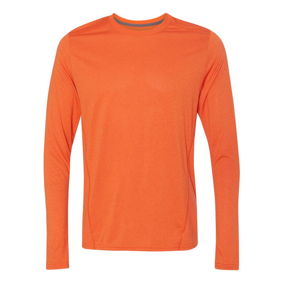 47400 Gildan Performance® Tech  Long Sleeve T-Shirt Marbled Orange