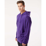 SS4500 Independent Trading Co. Midweight Hooded Sweatshirt Purple