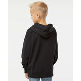 PRM15YSB Independent Trading Co. Youth Special Blend Raglan Hooded Sweatshirt Black