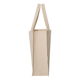 Q125400 Q-Tees 27L Jumbo Shopping Bag Natural