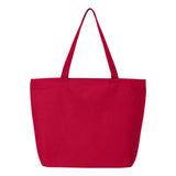 Q611 Q-Tees 25L Zippered Tote Red