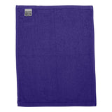 T600 Q-Tees Hemmed Fingertip Towel Purple