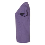 64550L Gildan Softstyle® Women’s Deep Scoop Neck T-Shirt Heather Purple