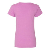 64550L Gildan Softstyle® Women’s Deep Scoop Neck T-Shirt Heather Radiant Orchid