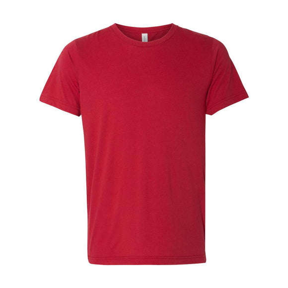 3413 BELLA + CANVAS Triblend Tee Solid Red Triblend