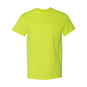 5300 Gildan Heavy Cotton™ Pocket T-Shirt Safety Green