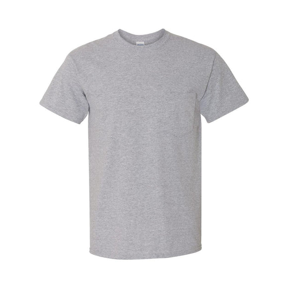 5300 Gildan Heavy Cotton™ Pocket T-Shirt Sport Grey