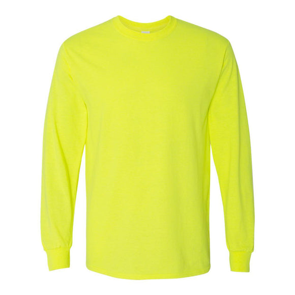 5400 Gildan Heavy Cotton™ Long Sleeve T-Shirt Safety Green