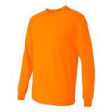 5400 Gildan Heavy Cotton™ Long Sleeve T-Shirt Safety Orange
