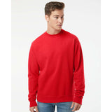 SS3000 Independent Trading Co. Midweight Sweatshirt Red
