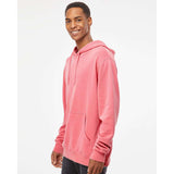 PRM4500 Independent Trading Co. Midweight Pigment-Dyed Hooded Sweatshirt Pigment Pink