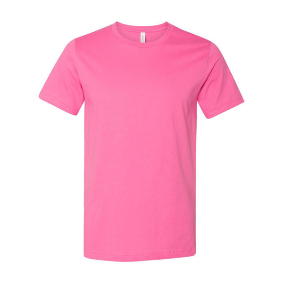 3001 BELLA + CANVAS Jersey Tee Charity Pink
